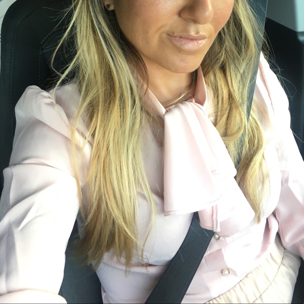 Light pink blouse
